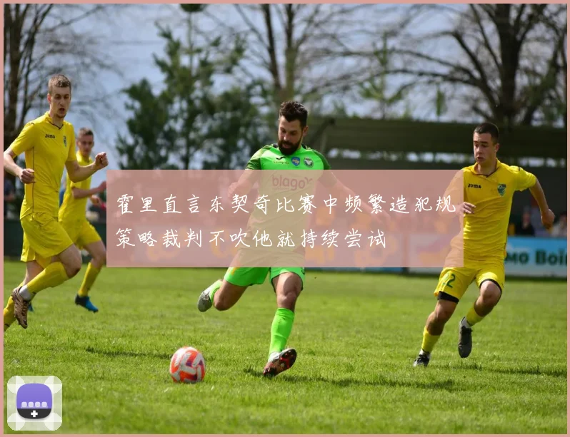 霍里直言东契奇比赛中频繁造犯规策略裁判不吹他就持续尝试